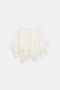 TOP CAPE EN DENTELLE