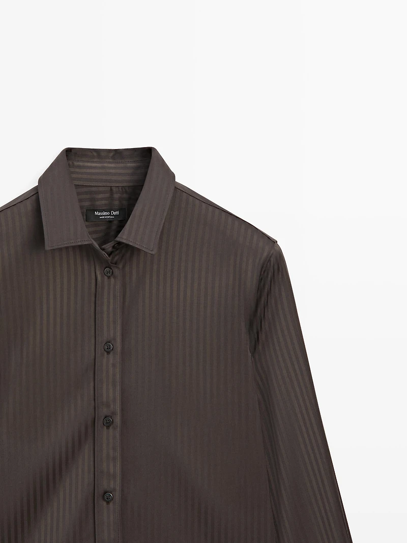 Chemisier fluide à rayures