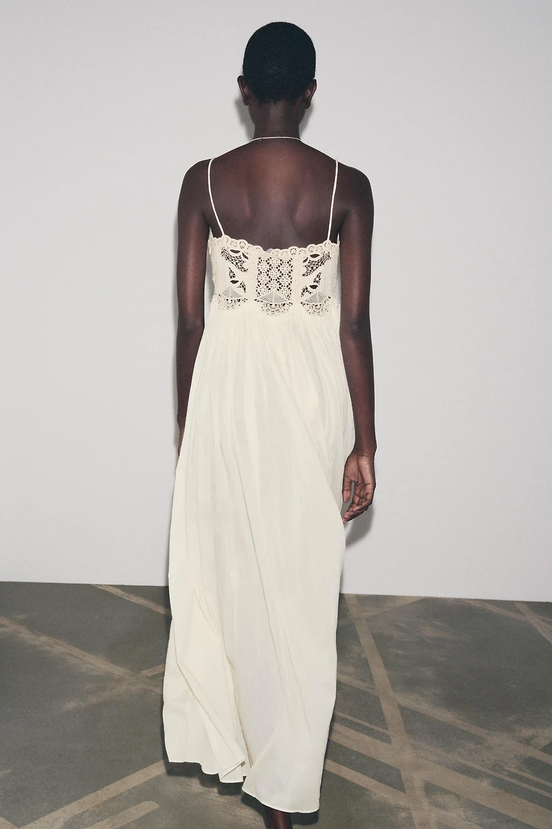 ROBE À BRETELLES CROCHET ZW COLLECTION