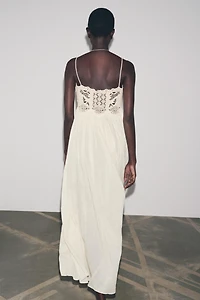ROBE À BRETELLES CROCHET ZW COLLECTION