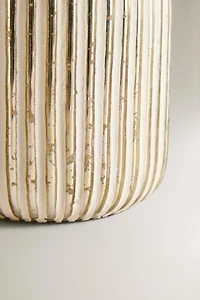 GLASS CHRISTMAS LANTERN WITH HANDLE