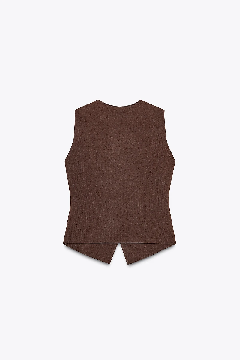 SMOOTH KNIT VEST TOP