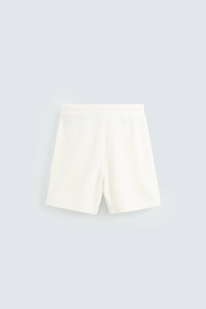 BERMUDA DE JOGGING TEXTURÉ