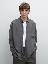 Regular fit flowing shirt