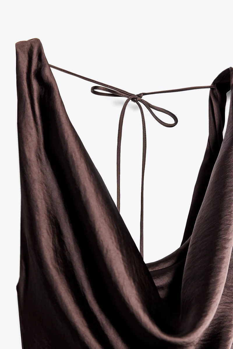 ZW COLLECTION SATIN LONG DRESS