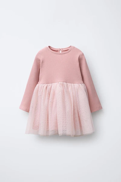 ROBE BIMATIÈRE TULLE PAILLETÉ