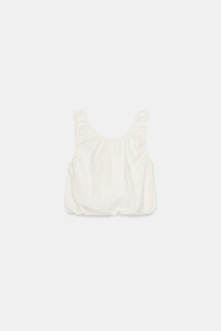 POPLIN BALLOON TOP