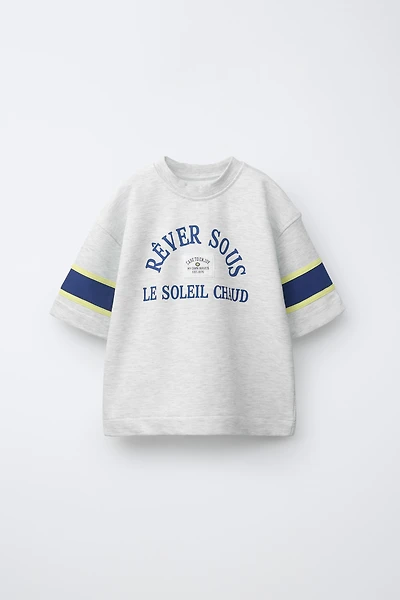 JOGGING TEXT T-SHIRT