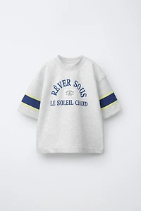 JOGGING TEXT T-SHIRT