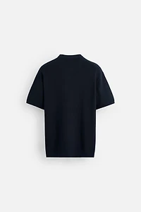 T-SHIRT EN MAILLE PERLÉE