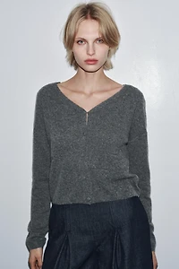 VESTE AVEC LAINE ET CACHEMIRE
