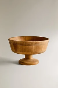 CORBEILLE À FRUITS SUR PIED EN BOIS