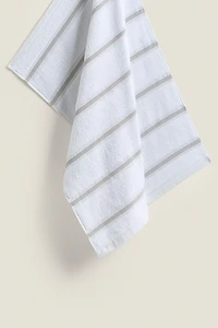 STRIPED COTTON TERRYCLOTH KITCHEN TOWEL