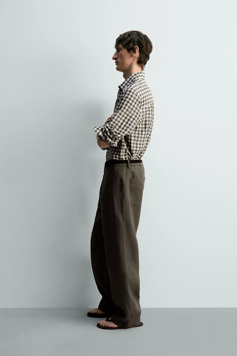 RAMIE - SILK PLAID SHIRT