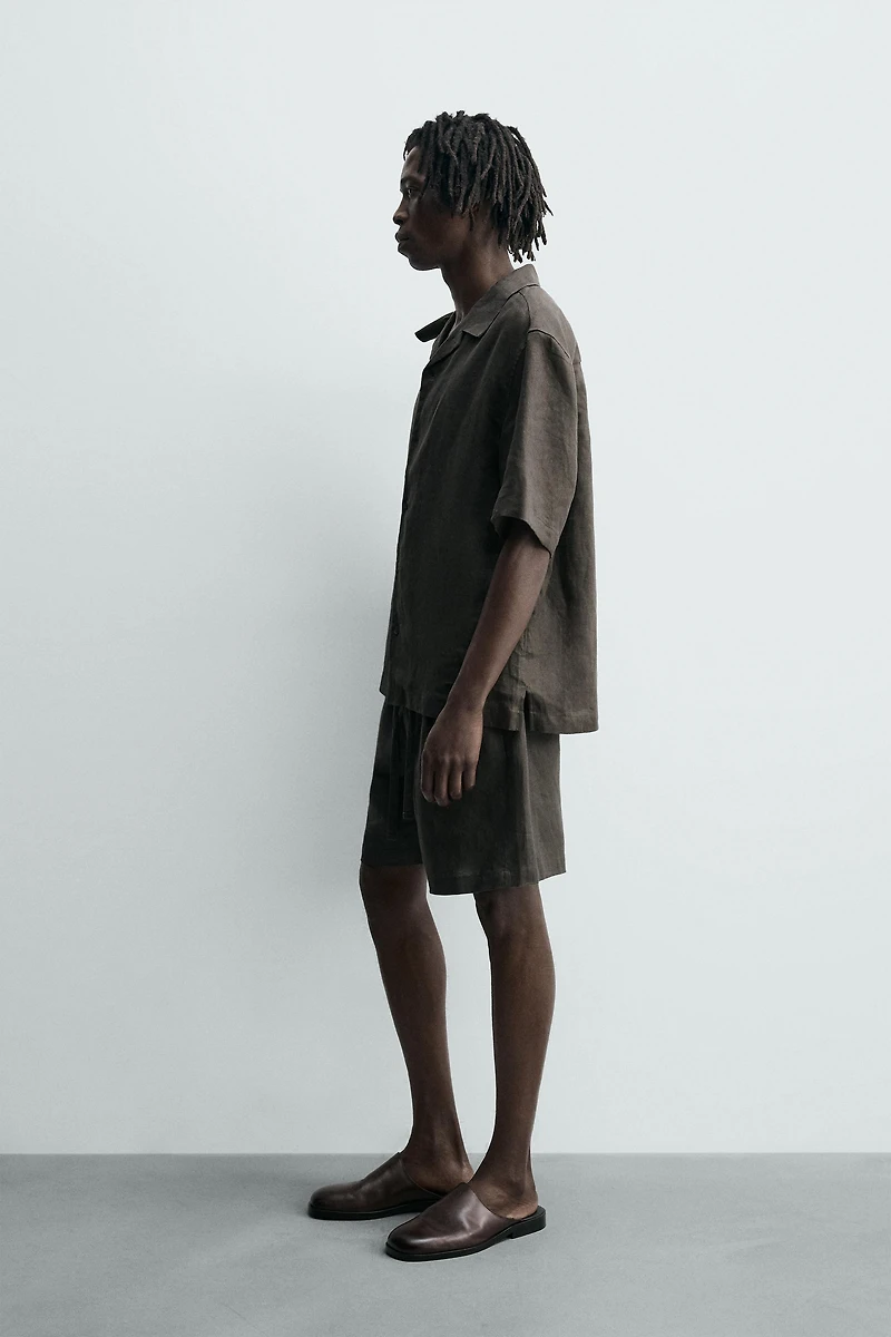 100% LINEN RELAXED FIT SHIRT