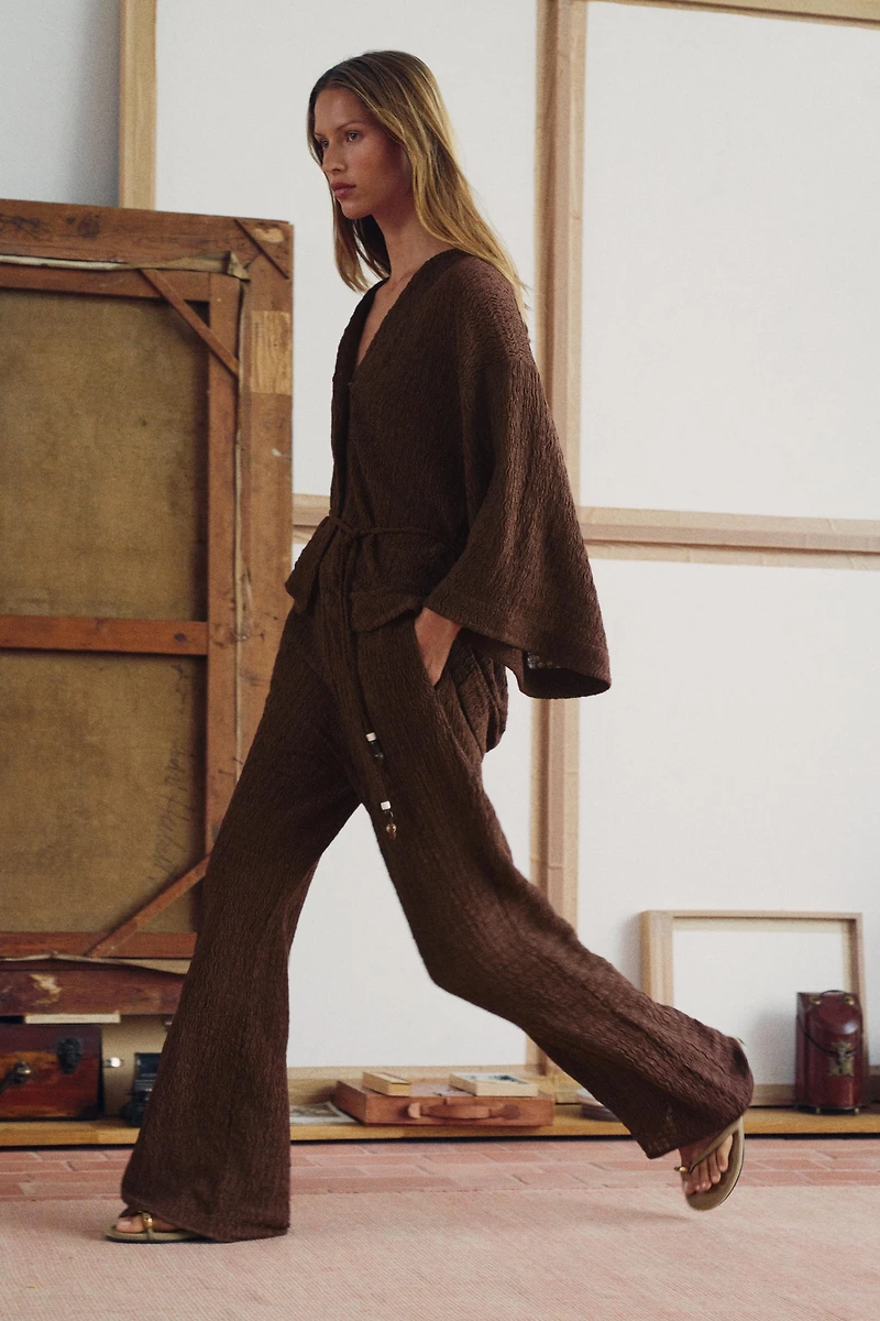 WRINKLE LOOK PANTS