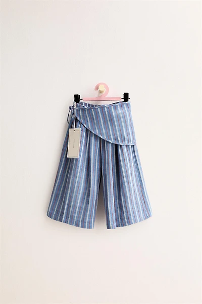 ZARA TIMELESS - PANTALON PARÉO À RAYURES