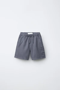 TWILL FLOWY CARGO SHORTS