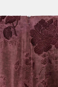JUPE PARÉO BRODERIES FRANGES