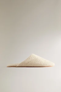 WOOL MULE SLIPPERS