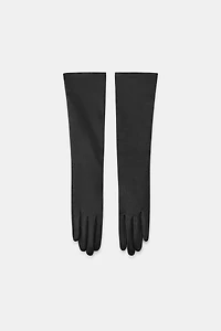 100% LEATHER LONG GLOVES
