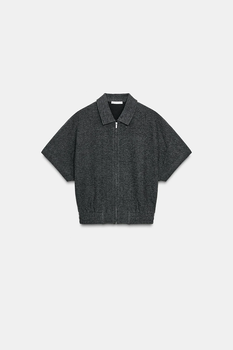 SOFT SHORT SLEEVE CARDIGAN