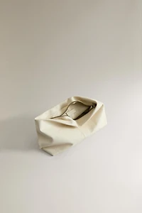TROUSSE DE TOILETTE CUIR NAPPA
