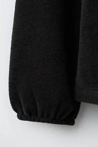 SOFT TOUCH WAVY HEART POCKET T-SHIRT