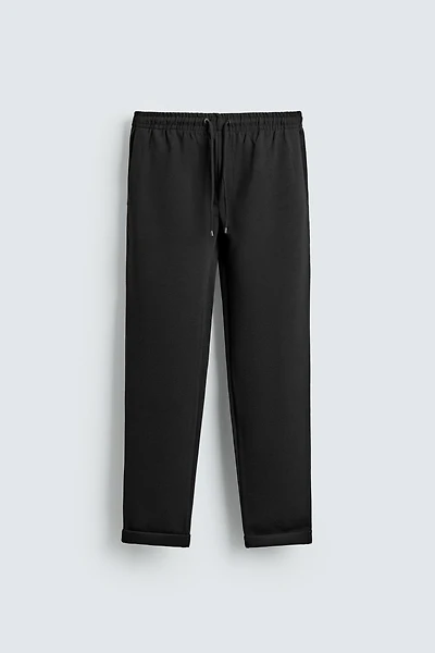 COMFORT NON-IRON JOGGER WAIST PANTS