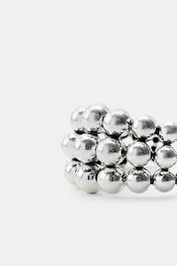 RIGID METAL BALLS BRACELET