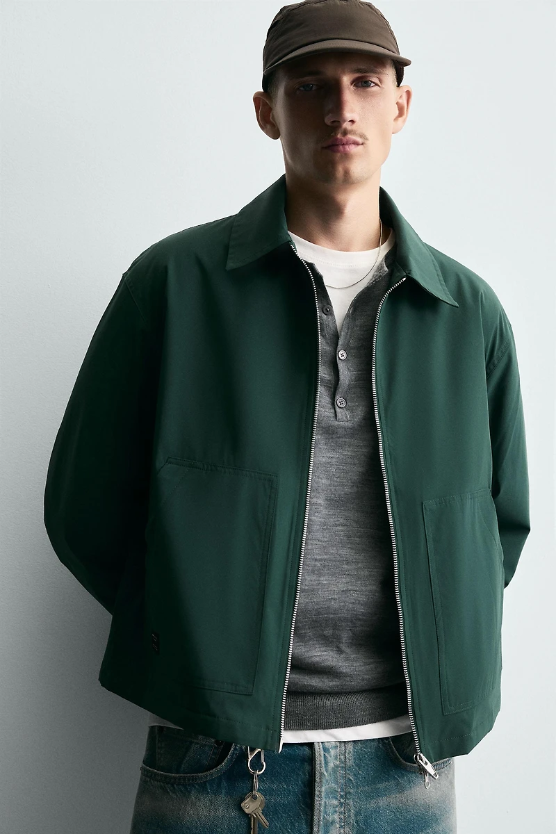 ZIPPERED TECHNICAL JACKET