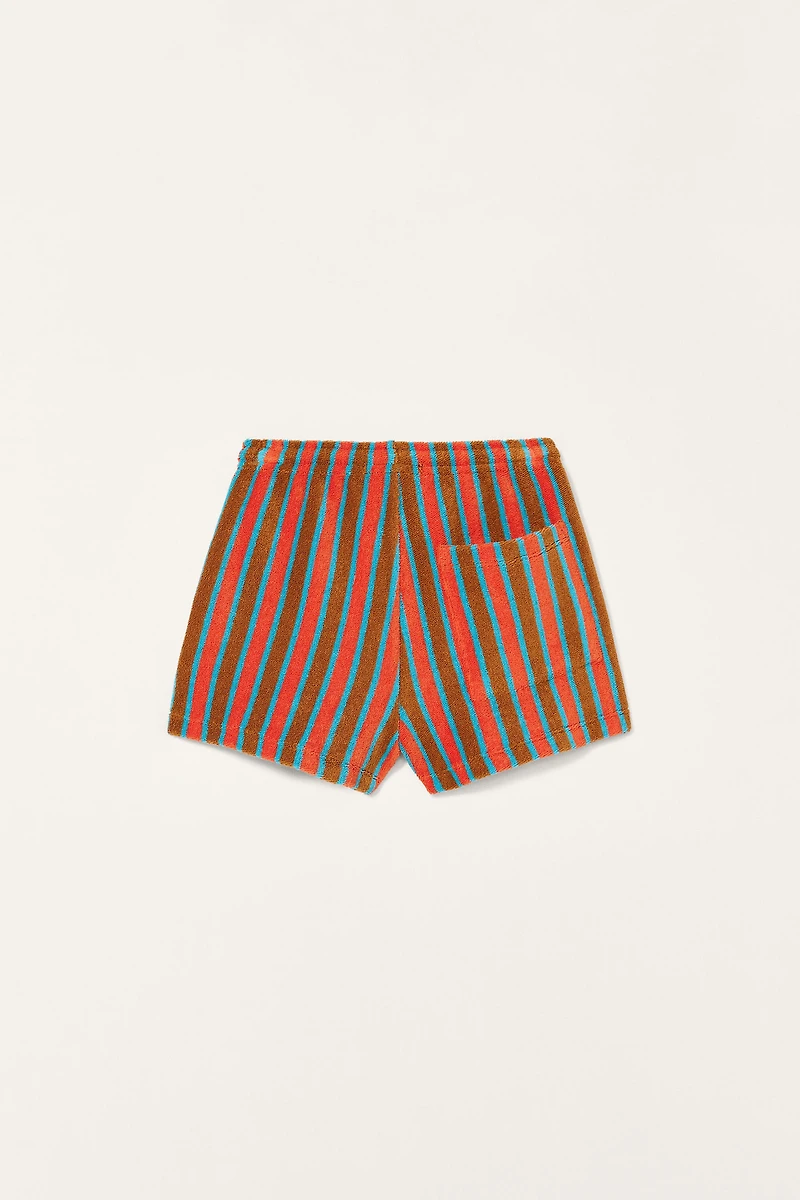 STRIPED TERRYCLOTH SHORTS LIMITED EDITION