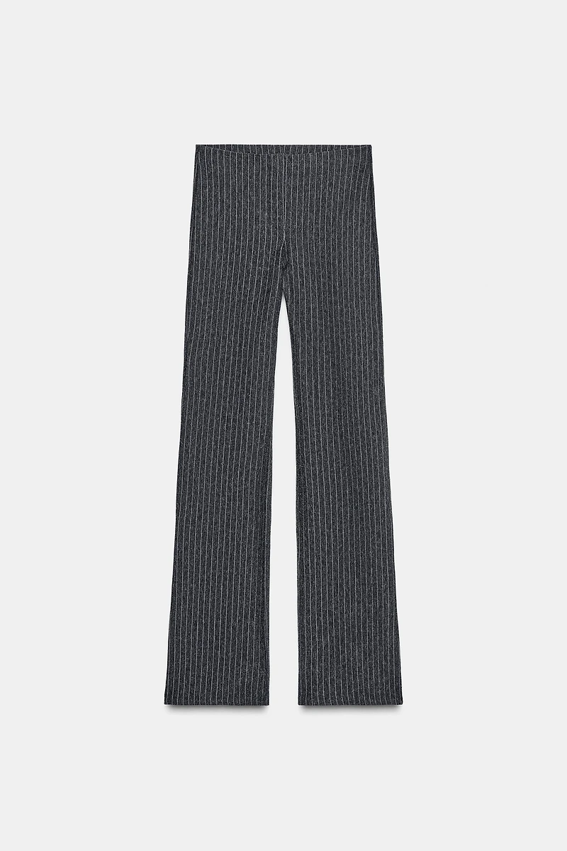 PINSTRIPE FLARE PANTS