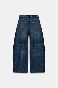 TRF HIGH-WAIST BALLOON OVERSIZE JEANS
