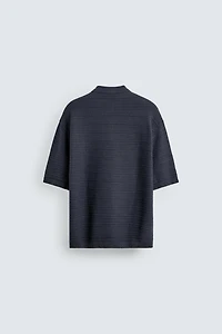 RELAXED FIT WASHED KNIT POLO