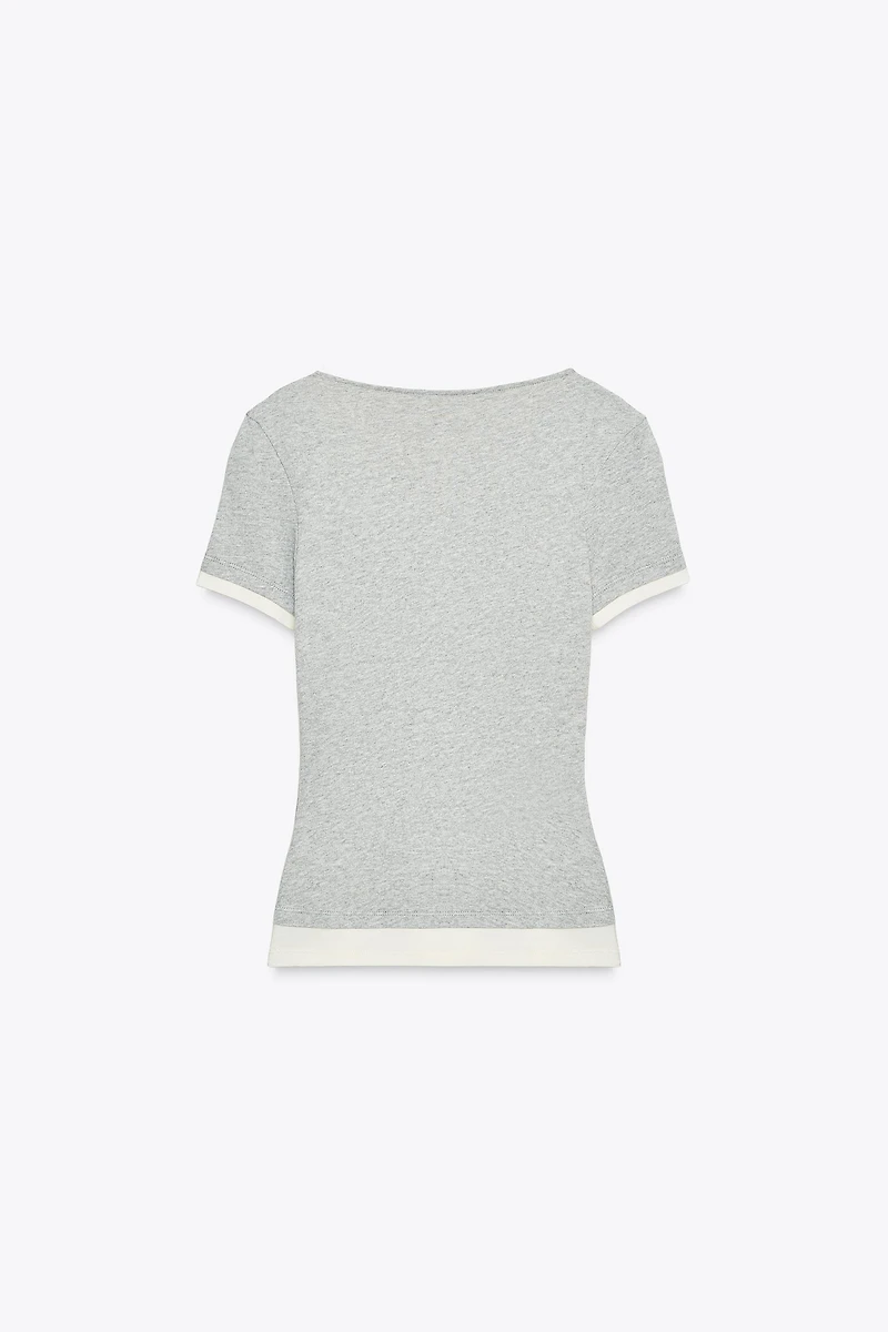 DOUBLE RIB T-SHIRT