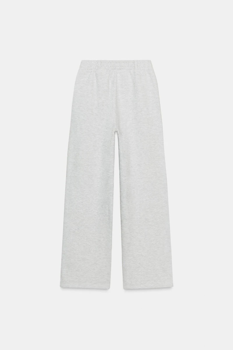 PANTALON DROIT MOLLETON PASSANTS