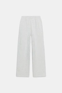 PANTALON DROIT MOLLETON PASSANTS