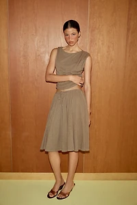 FLAMÉ GODET SKIRT