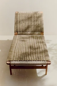 OUTDOOR TEAK LOUNGER
