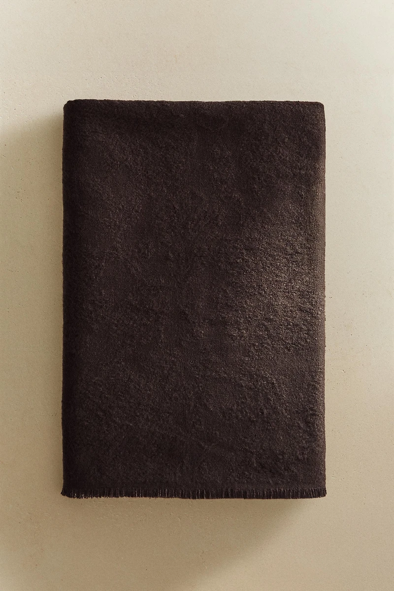 PLAID JACQUARD FLEURS