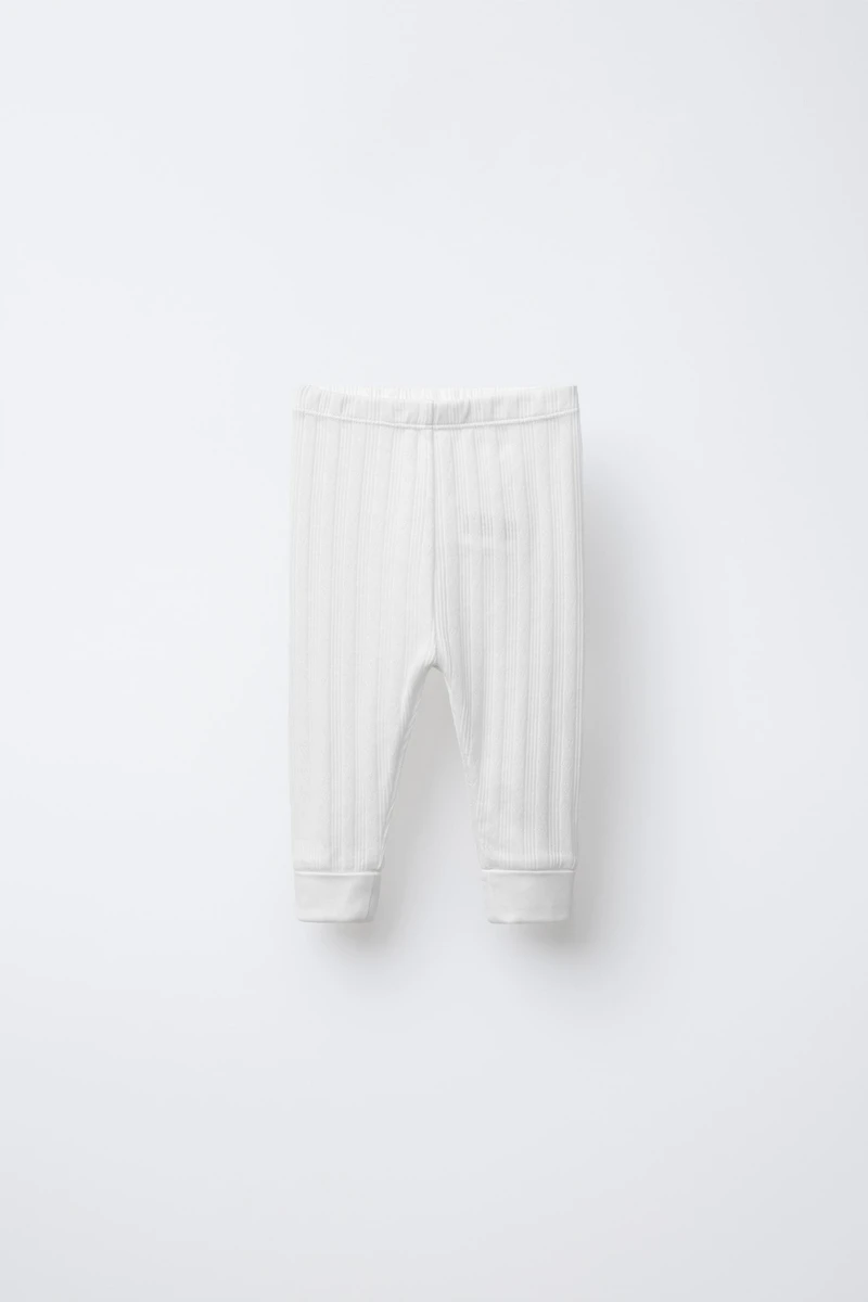 THREE-PACK RIBBED LEGGINGS