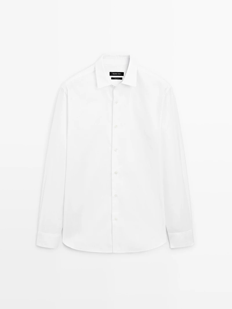 Regular fit textured shirt