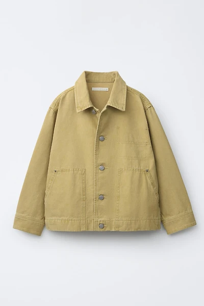 CANVAS POCKET OVERSHIRT