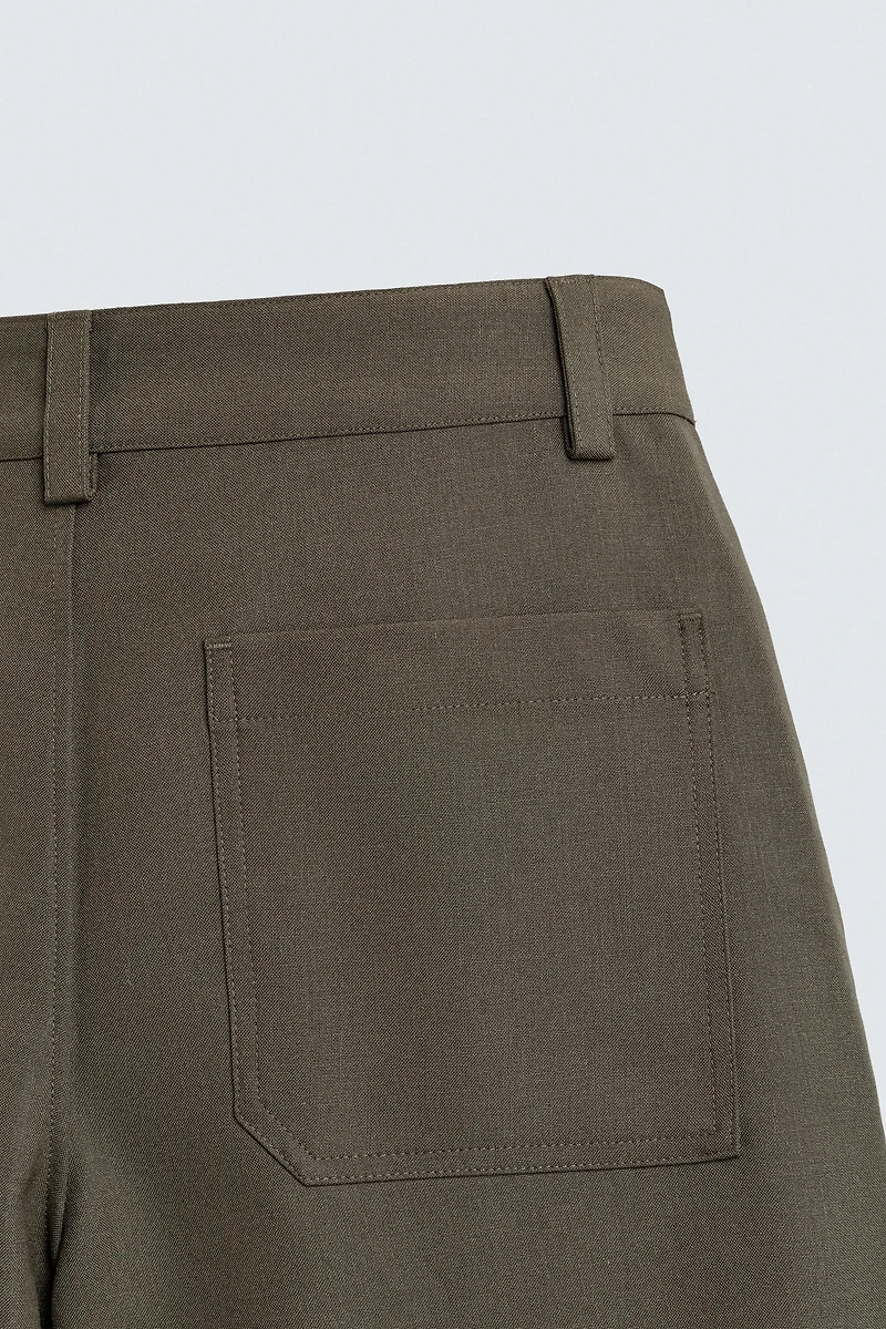 PLEATED BALLOON FIT PANTS