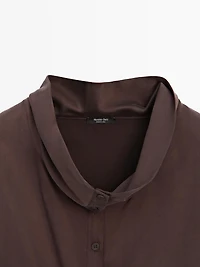 Top asymétrique drapé