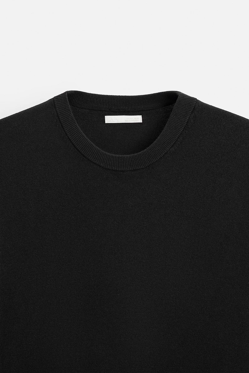 KNIT REGULAR FIT T-SHIRT