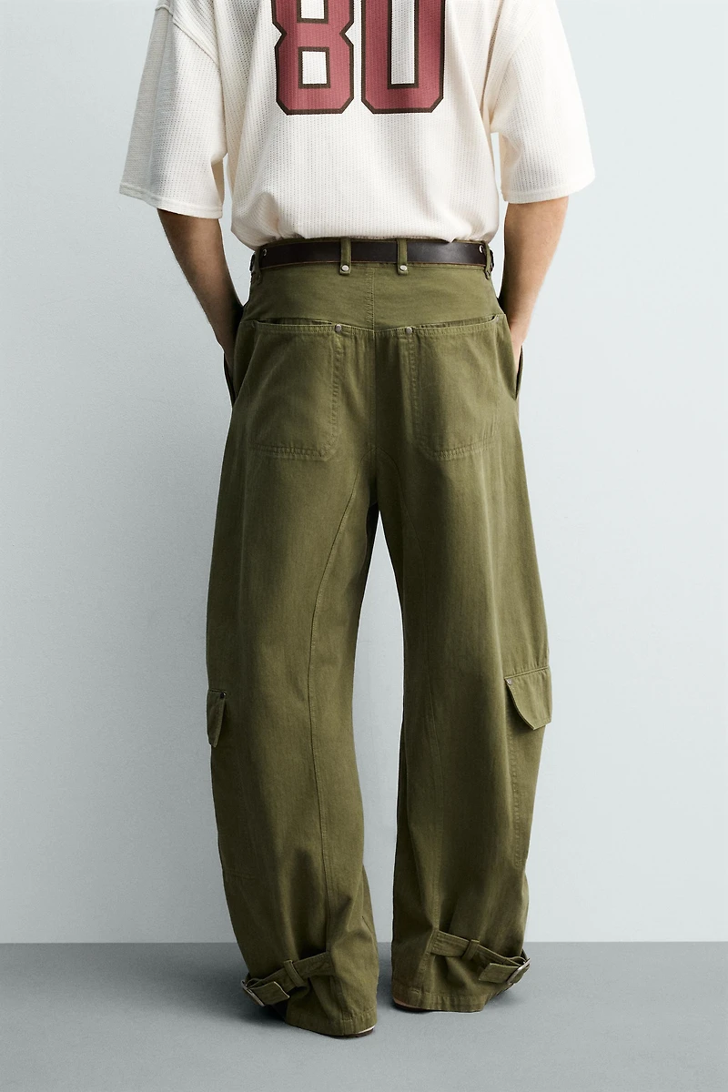 CARGO PANTS WITH SIDE LOOPS
