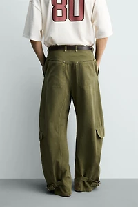 CARGO PANTS WITH SIDE LOOPS