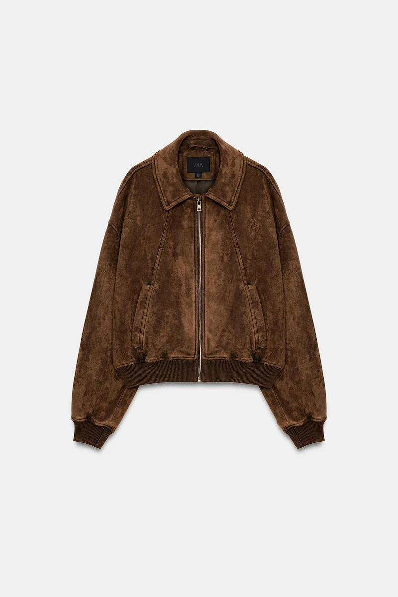 FAUX SUEDE JACKET